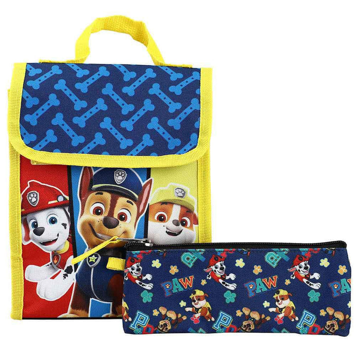 16 Paw Patrol 6 Pc Backpack Set - Backpacks