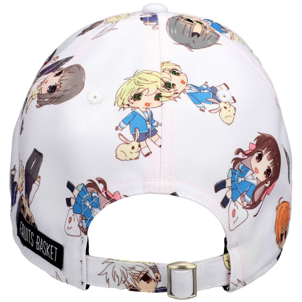 Fruits Basket Pattern Curved Bill Snapback - Clothing - Hats