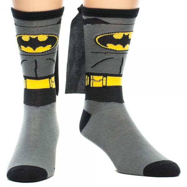 DC Comics Batman ’Suit Up’ Crew Socks With Cape - Socks