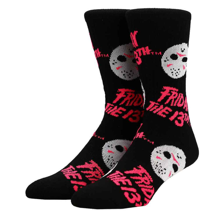 Friday the 13th Black Light Crew Socks - Socks