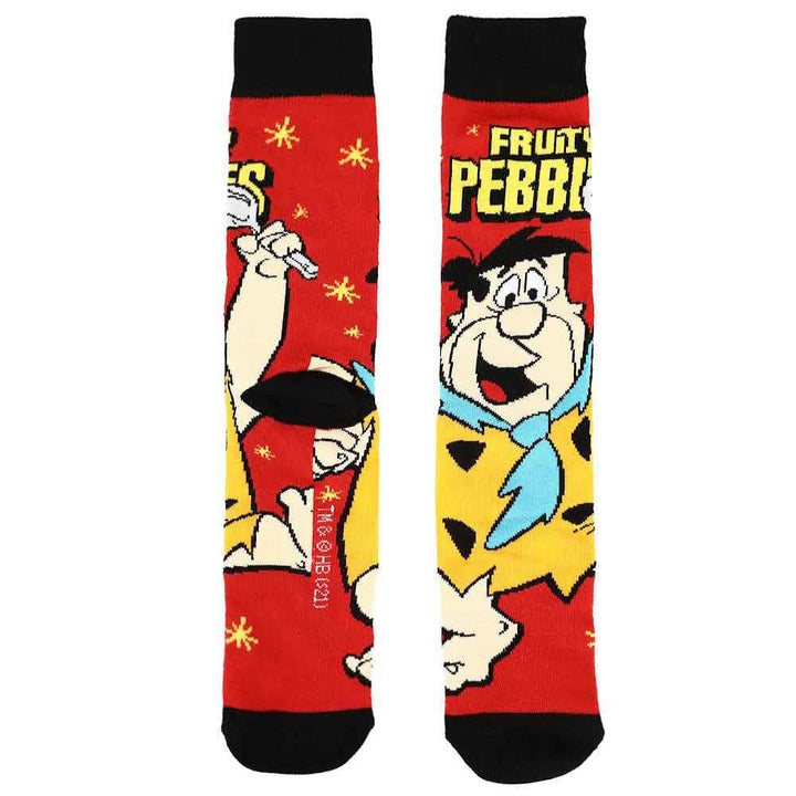 Fruity Pebbles Flinstones Crew Socks Box Set (Pack of 3) - 