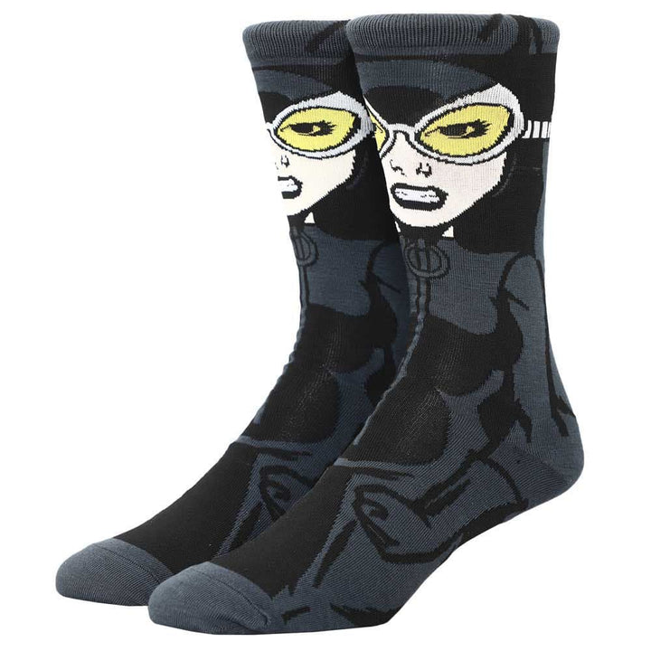 Dc Comics Catwoman Rebirth Animigos 360 Character Socks - 