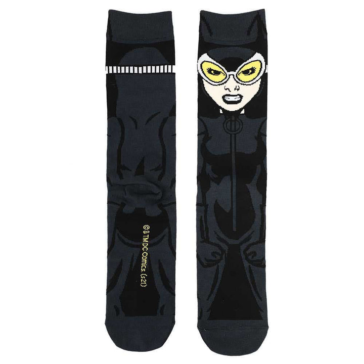 Dc Comics Catwoman Rebirth Animigos 360 Character Socks - 