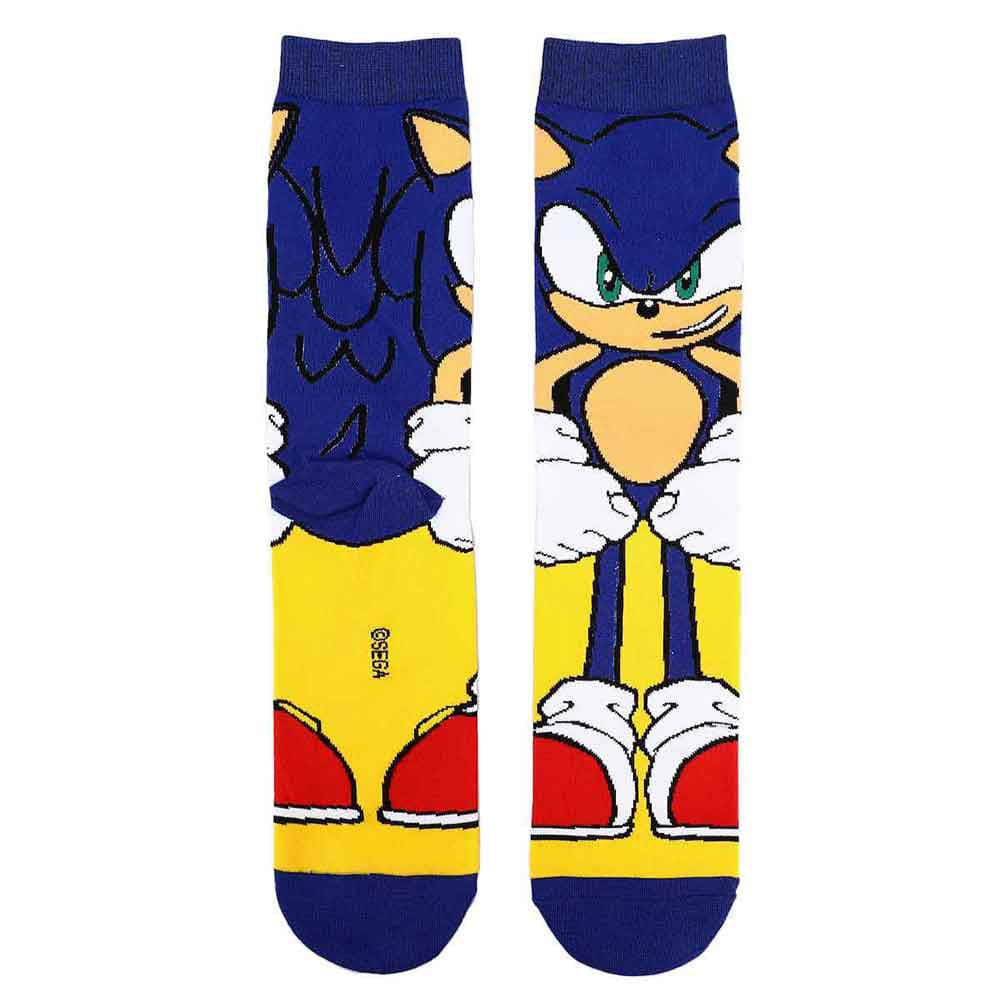 Sonic The Hedgehog Tails and Knuckles Crew Socks (Pack of 3)