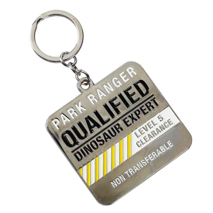 Jurassic Park Qualified Park Ranger Keychain - Keychains