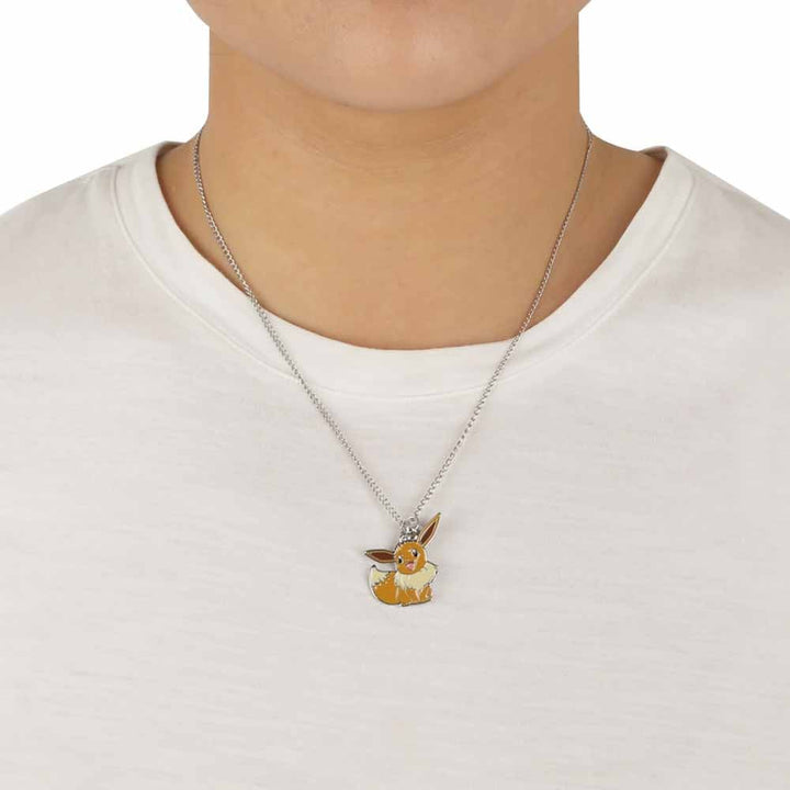 Pokemon Pikachu & Eevee Magnetic Pokeball Charm Necklace -