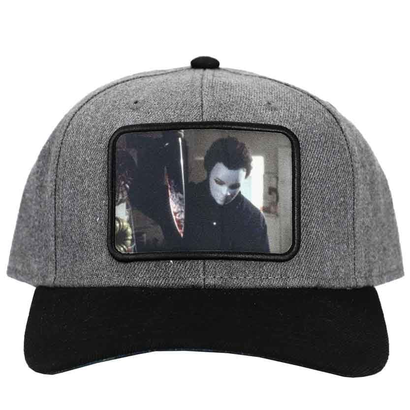 Halloween Michael Myers Sublimated Patch Pre-Curved Snapback