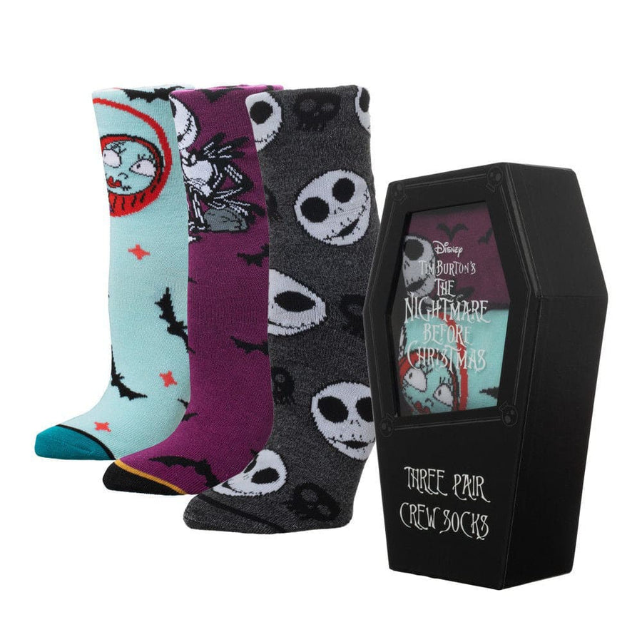 The Nightmare Before Christmas Coffin Crew Socks Box Set 