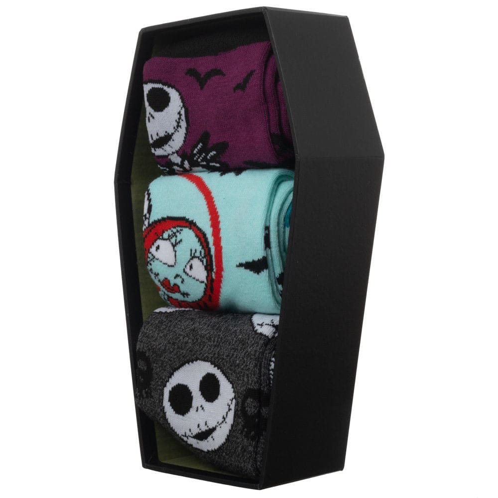 The Nightmare Before Christmas Coffin Crew Socks Box Set 