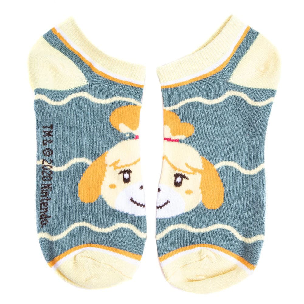 Animal Crossing 5 Pair Ankle Socks - Socks