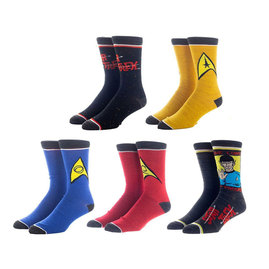 Star Trek 5 Pair Crew Socks - Socks