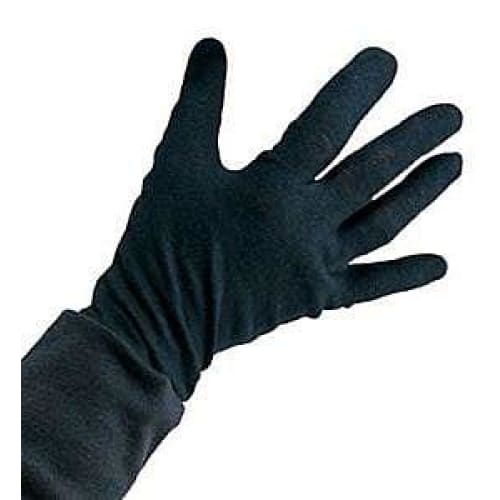 Kids Black Cotton Gloves