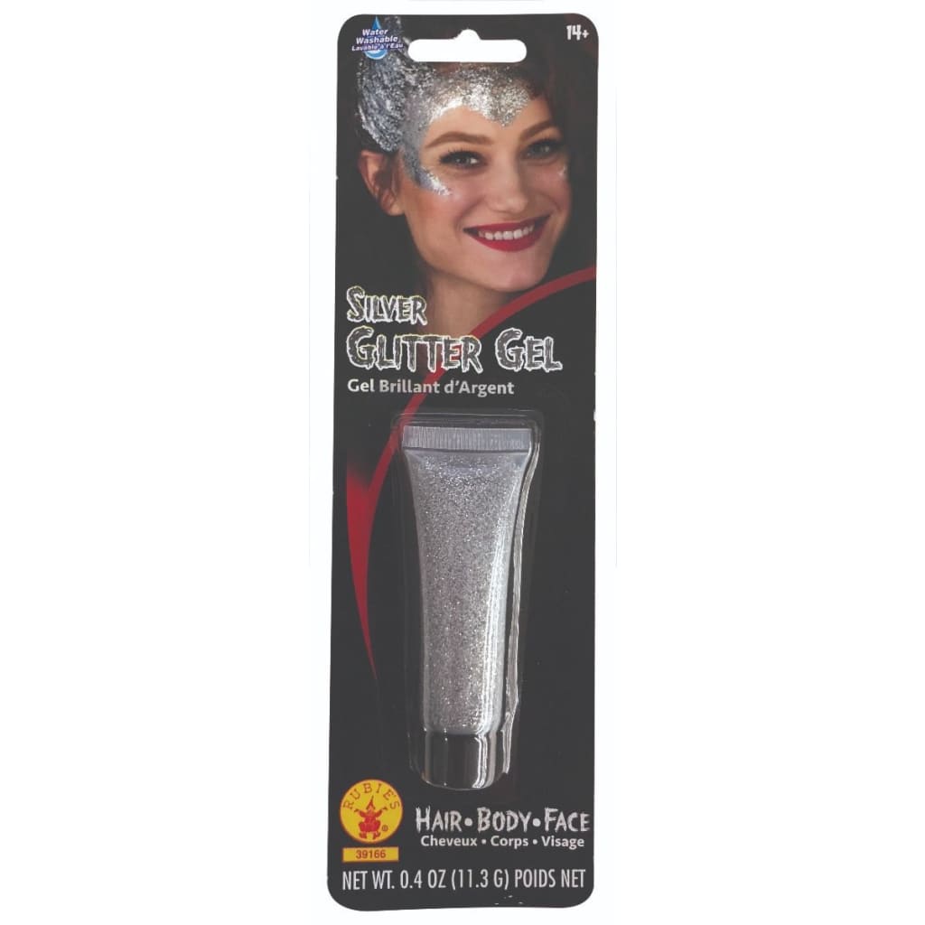 Silver Glitter Hair Gel