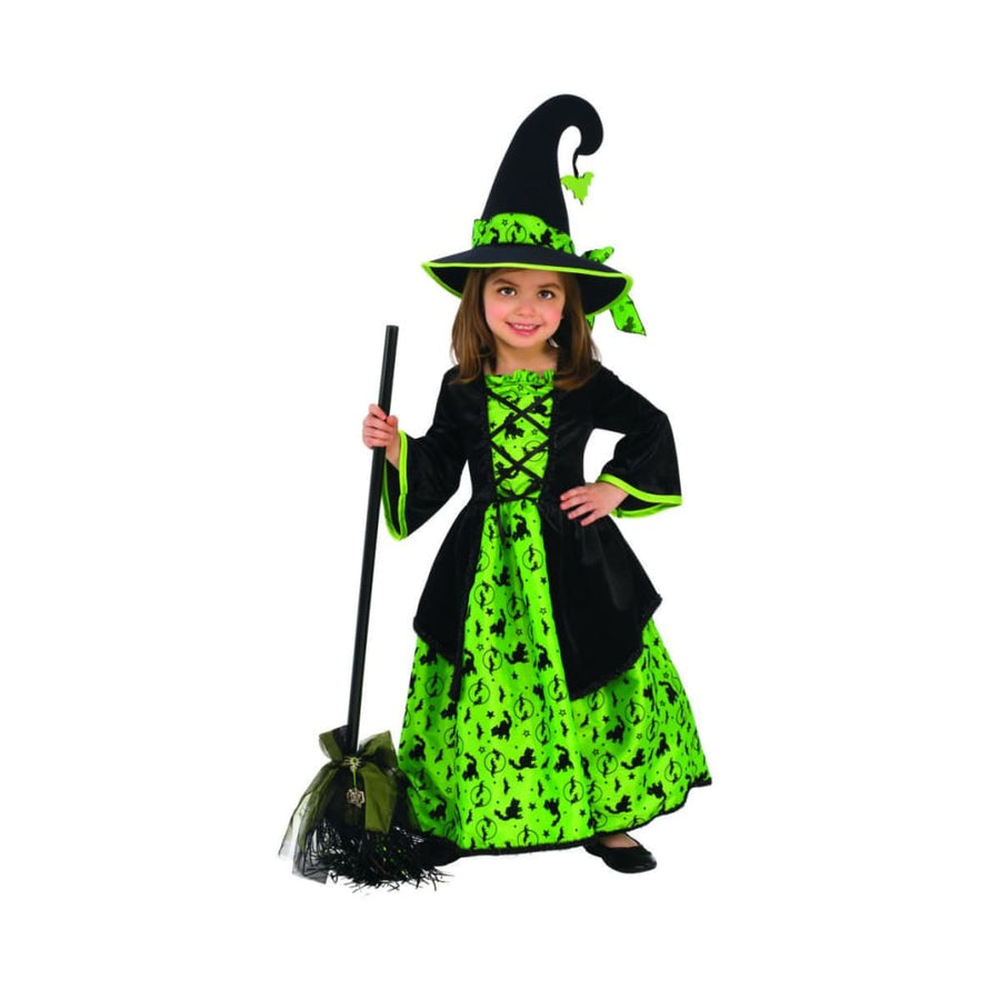 Kids Green Witch Costume