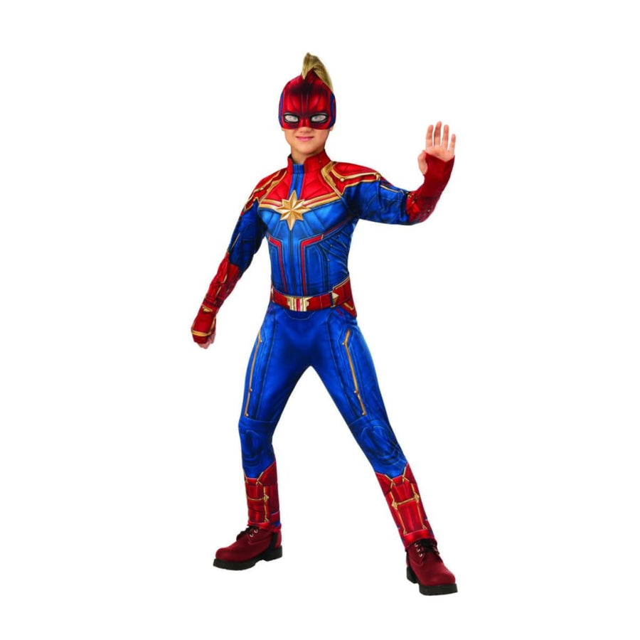 Kids Captain Marvel Deluxe Hero Suit Costume